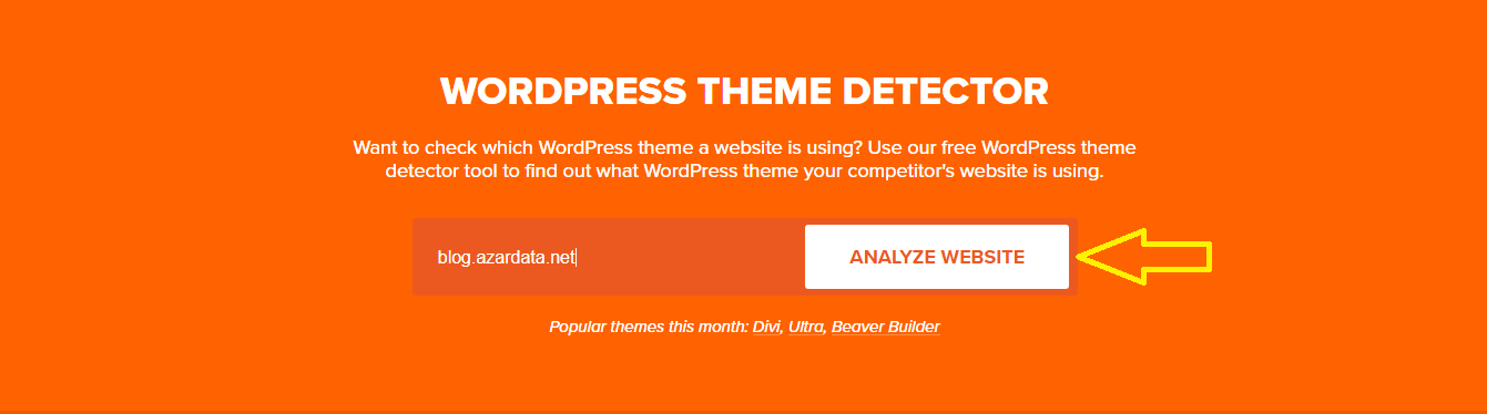 find which wordpress theme a site using01 - چگونه بفهمیم سایت موردنظر از چه قالبی استفاده میکند