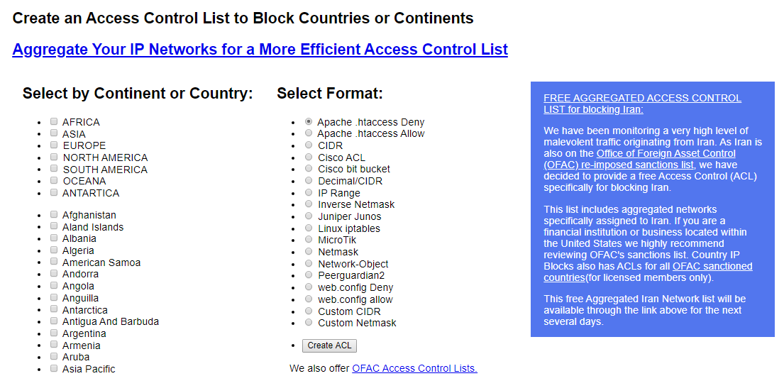 block or allow to site using htaccess01 - مسدود کردن دسترسی به وبسایت از کشور های مختلف