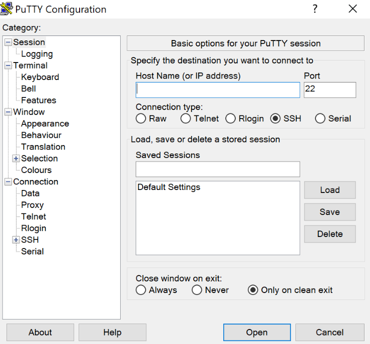 what is putty and how to use it02 - نحوه استفاده از PuTTY - SSH Terminal