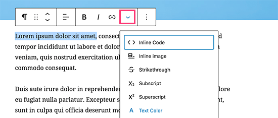 highlight text in wordpress02 - آموزش هایلایت کردن متن در وردپرس