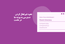 disable directory browsing wordpress shakhes 220x150 - کران جاب دایرکت ادمین