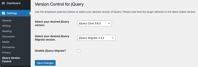how to upgrade jquery to latest version in wordpress 02 - آموزش آپدیت jQuery به آخرین نسخه در وردپرس