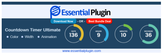 best countdown plugins for wordpress 05 - 7 مورد از بهترین افزونه های شمارش معکوس برای وردپرس