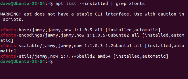 linux list installed packages 04 - نحوه مشاهده لیست پکیج های نصب شده در انواع لینوکس