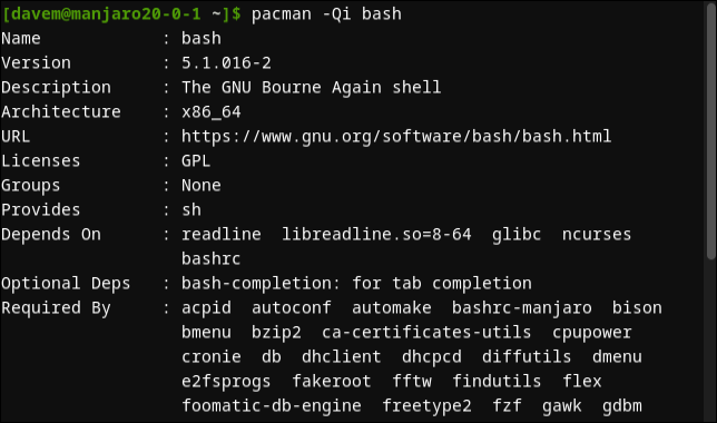 linux list installed packages 14 - نحوه مشاهده لیست پکیج های نصب شده در انواع لینوکس