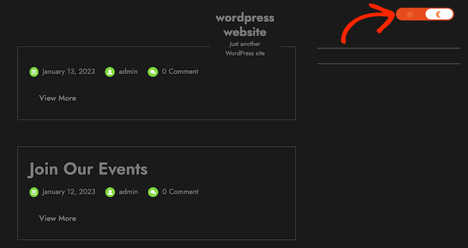 how to add dark mode to your wordpress website easy 06 - نحوه افزودن حالت شب به سایت خود