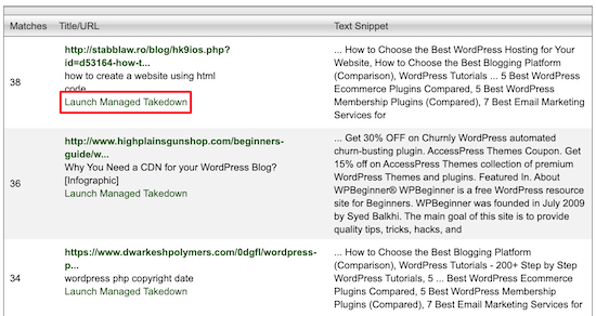 ways to find and remove stolen content in wordpress 09 - آموزش پیدا کردن محتوای کپی شده از وبسایت