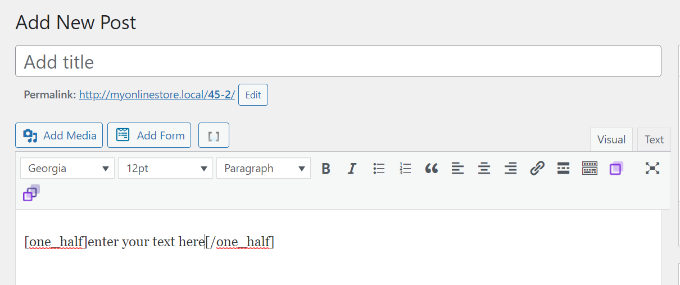 how to add multi column content in wordpress posts no html required 07 - آموزش ایجاد متن چند ستونه در پست های وردپرس
